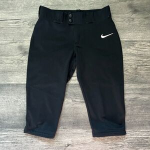 Nike Girls Softball Pants Vapor Black Size Small